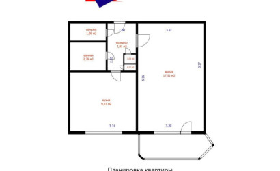 Купить 1-комнатную квартиру, Минск, Одинцова ул., 57 (Фрунзенский район). Фото 22