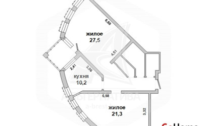 Купить 2-комнатную квартиру, Брест, Ковалево, ул. Ясеневая. Фото 20