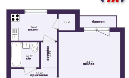 Купить 1-комнатную квартиру, Любань, Боровика ул., 92/3. Фото 10