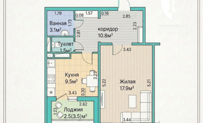 Купить 1-комнатную квартиру, Минск, Франциска Скорины, 45(Первомайский район). Фото 11
