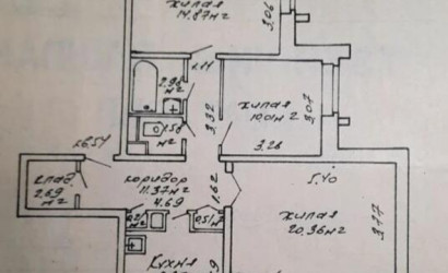 Купить 3-комнатную квартиру, Минск, Калиновского ул., 54/3 (Первомайский район). Фото 6