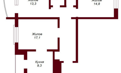 Купить 3-комнатную квартиру, Брест, ул. Московская, д. . Фото 20