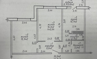 Купить 2-комнатную квартиру, Гомель, ул. Оранжерейная, д. 127. Фото 17