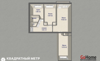 Купить 3-комнатную квартиру, Барановичи, Красноармейская ул., 5. Фото 15