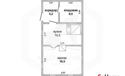 Купить дом в деревне, Поддубно, Шеневской с/с, 25 соток. Фото 1