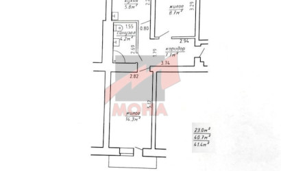 Купить 2-комнатную квартиру, Брест, ул. Красногвардейская, д. . Фото 17