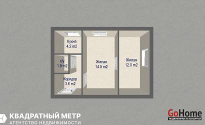 Купить 2-комнатную квартиру, Минск, Хмелевского ул., 34 (Московский район). Фото 19