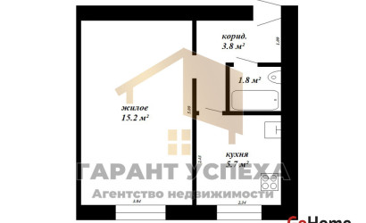Купить 1-комнатную квартиру, Брест, ул. Красногвардейская. Фото 9
