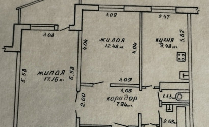 Купить 2-комнатную квартиру, Мозырь, Ульяноская, 19. Фото 3