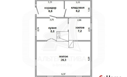 Купить дом в деревне, Селищи, Хмелевский с/с, 17.15 соток. Фото 14