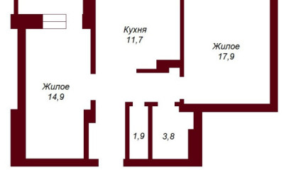 Купить 2-комнатную квартиру, Брест, Махновича. Фото 16