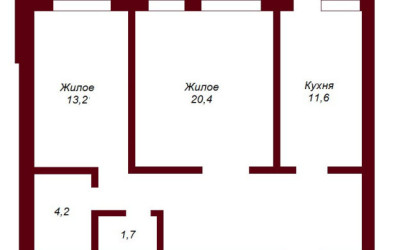 Купить 2-комнатную квартиру, Брест, ул. Зубачева, д. . Фото 10