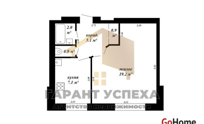 Купить 1-комнатную квартиру, Брест, ул. Кирова, д. . Фото 10