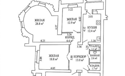 Купить 4-комнатную квартиру, Барановичи, Брестская ул., 74. Фото 30