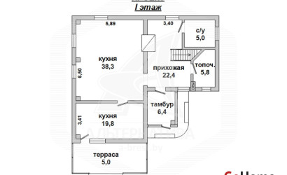 Купить дом, Федьковичи, Ракитницкий с/с, 22 соток. Фото 1