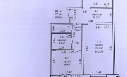 Купить 2-комнатную квартиру, Мозырь, Интернациональная ул., д.177. Фото 19