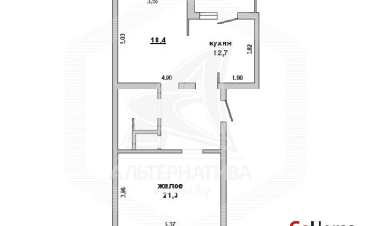 Купить 1-комнатную квартиру, Брест, Киевка, ул. Высокая. Фото 38