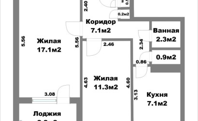 Купить 2-комнатную квартиру, Минск, Звязда газеты просп., 14/2 (Московский район). Фото 10