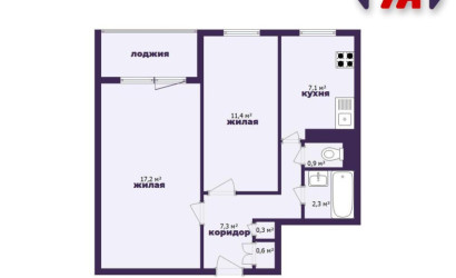 Купить 2-комнатную квартиру, Минск, Притыцкого ул., 78 (Фрунзенский район). Фото 2