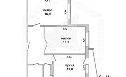 Купить 2-комнатную квартиру, Брест, Вулька, ул. Петра Ивашутина. Фото 8