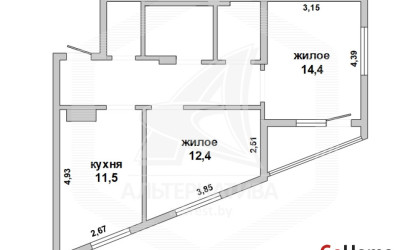 Купить 2-комнатную квартиру, Брест, Вулька, ул. Махновича. Фото 11