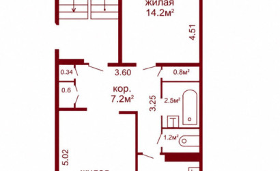 Купить 2-комнатную квартиру, Гродно, Брикеля, 23/3. Фото 10