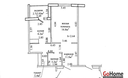 Купить 1-комнатную квартиру, Гродно, Виктора Саяпина, 22. Фото 13