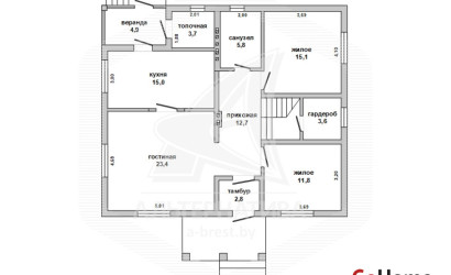 Купить дом, Ямно, Тельминский с/с, 11.66 соток. Фото 13