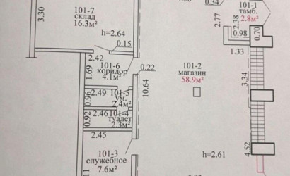 Аренда торгового помещения, Витебск, Строителей просп., 22/4, 93.2 кв.м.