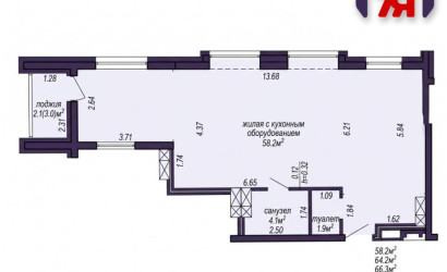 Купить 3-комнатную квартиру, Минск, Николы Теслы ул., 6 (Октябрьский район). Фото 33