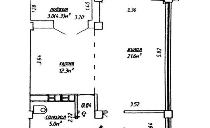 Купить 2-комнатную квартиру, Минск, Дзержинского просп., 23 (Московский район). Фото 23