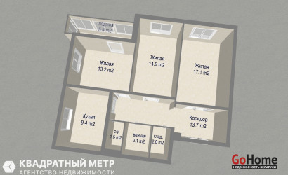 Купить 3-комнатную квартиру, Минск, ул. Панченко, д. 10а (Фрунзенский район). Фото 19