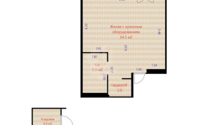 Купить 2-комнатную квартиру, Минск, Виталия Цвирко ул., 84 (Советский район). Фото 13