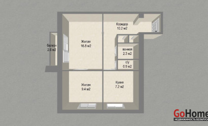 Купить 2-комнатную квартиру, Минск, Варвашени ул., 22/1 (Заводской район). Фото 3