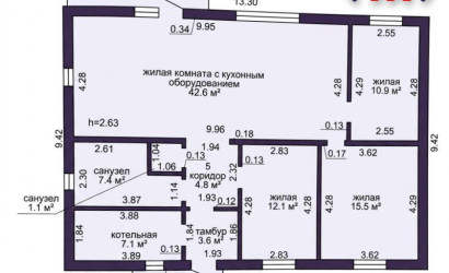 Купить дом, Силичи, Васильковая ул., 10 соток. Фото 19