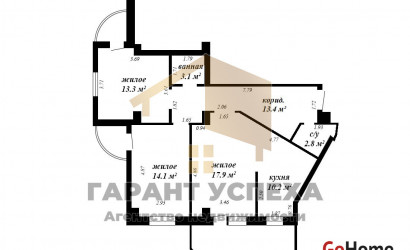 Купить 3-комнатную квартиру, Брест, ул. Московская, д. . Фото 20