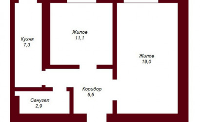 Купить 2-комнатную квартиру, Брест, ул. Советской Конституции, д. . Фото 8