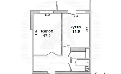 Купить 1-комнатную квартиру, Брест, Лт. рябцева, ул. Лейтенанта Рябцева. Фото 1