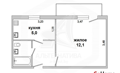 Купить 1-комнатную квартиру, Брест, Лт. рябцева, ул. Лейтенанта Рябцева. Фото 1