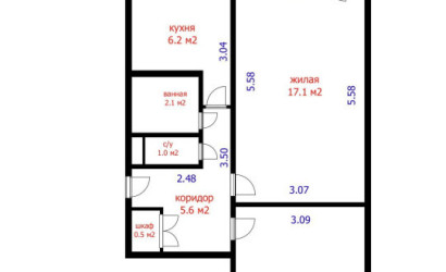 Купить 2-комнатную квартиру, Минск, Седых ул., 58(Первомайский район). Фото 28