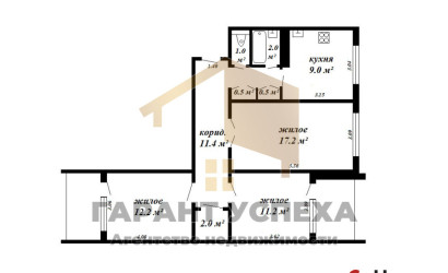 Купить 3-комнатную квартиру, Брест, ул. Дубровская, д. . Фото 20