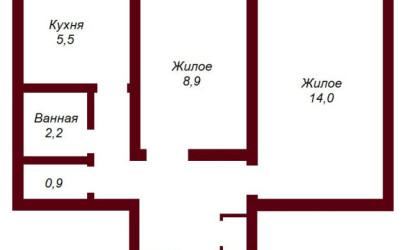 Купить 2-комнатную квартиру, Брест, ул. Московская, д. . Фото 10