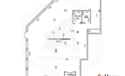 Аренда торгового помещения, Брест, Вулька,  256.3 кв.м.. Фото 1