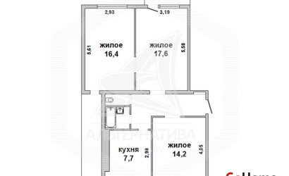 Купить 3-комнатную квартиру, Малорита, , . Фото 10