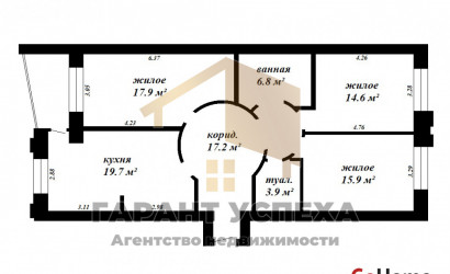 Купить 3-комнатную квартиру, Брест, ул. Маяковского. Фото 20