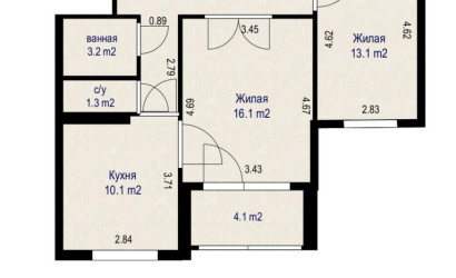 Купить 2-комнатную квартиру, Минск, Притыцкого ул., 49 (Фрунзенский район). Фото 23