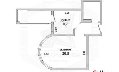 Купить 1-комнатную квартиру, Брест, Южный, пер. Жукова. Фото 1