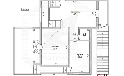  2-этаж.(299.5 м2), Брест(Гершоны)