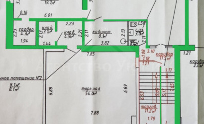 Продажа торгового помещения, Витебск, Фрунзе просп., 17/а,  107.4 кв.м.. Фото 8