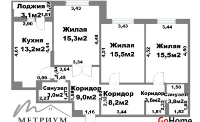 Купить 3-комнатную квартиру, Мачулищи, Александрово ул., 28. Фото 26
